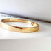Gold Plated bangle Bracelet Mother Of Pearl Crystals stainless steel jewelry NEW