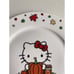 Set Of 2 Hello Kitty Harvest Fall SALAD DESSERT PLATE Autumn Leaves Ceramic NEW