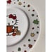 Set Of 2 Hello Kitty Harvest Fall SALAD DESSERT PLATE Autumn Leaves Ceramic NEW
