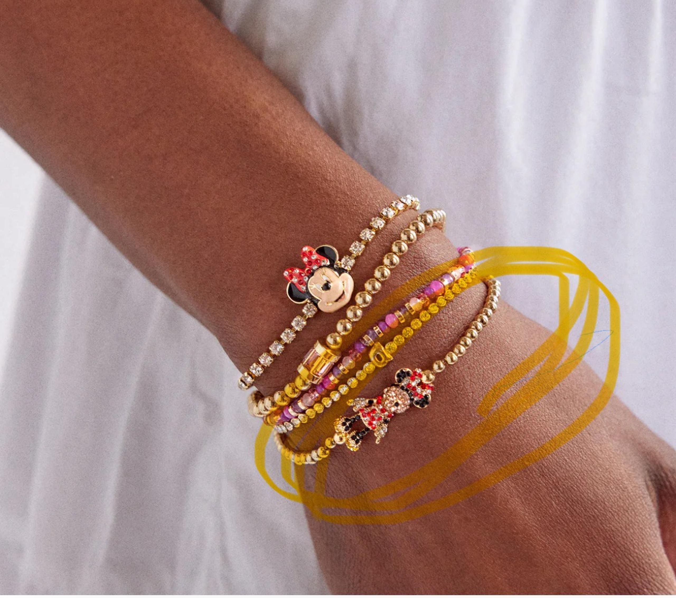 Bauble bar Pave Minnie Mouse bracelet
