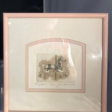 Lois Carlisle framed Jumper signed