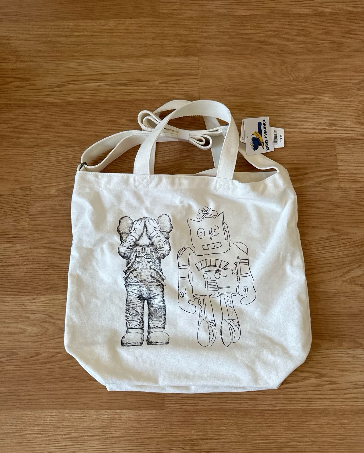 KAWS + WARHOL Tote