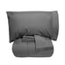 Sweet Home Collection 7 Piece Bed-In-A-Bag Solid Color Comforter & Sheet Set