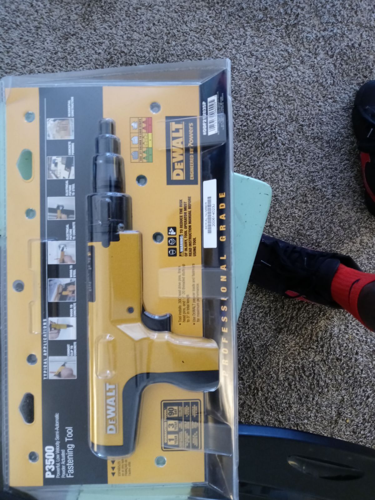 Dewalt P3500 high velocity powder actua