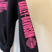 VINTAGE Harley Davidson Women's Black and Pink Sweatshirt Size S Long Sleeve Y2K