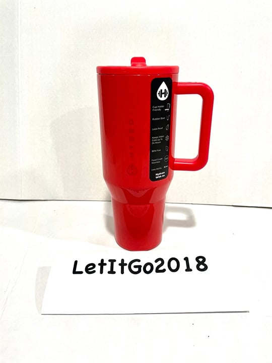 Hydrojug Traveler 32oz Red Shine Leakproof Tumbler - NWT **Ships Fast**