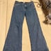 Vintage Wash Flare Denim Pants mpstudios