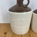 Vintage MCM 1950's CeramicJug Canister Set Brown Made in USA