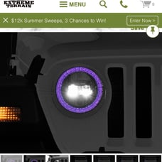 9” Jeep Wrangler headlights