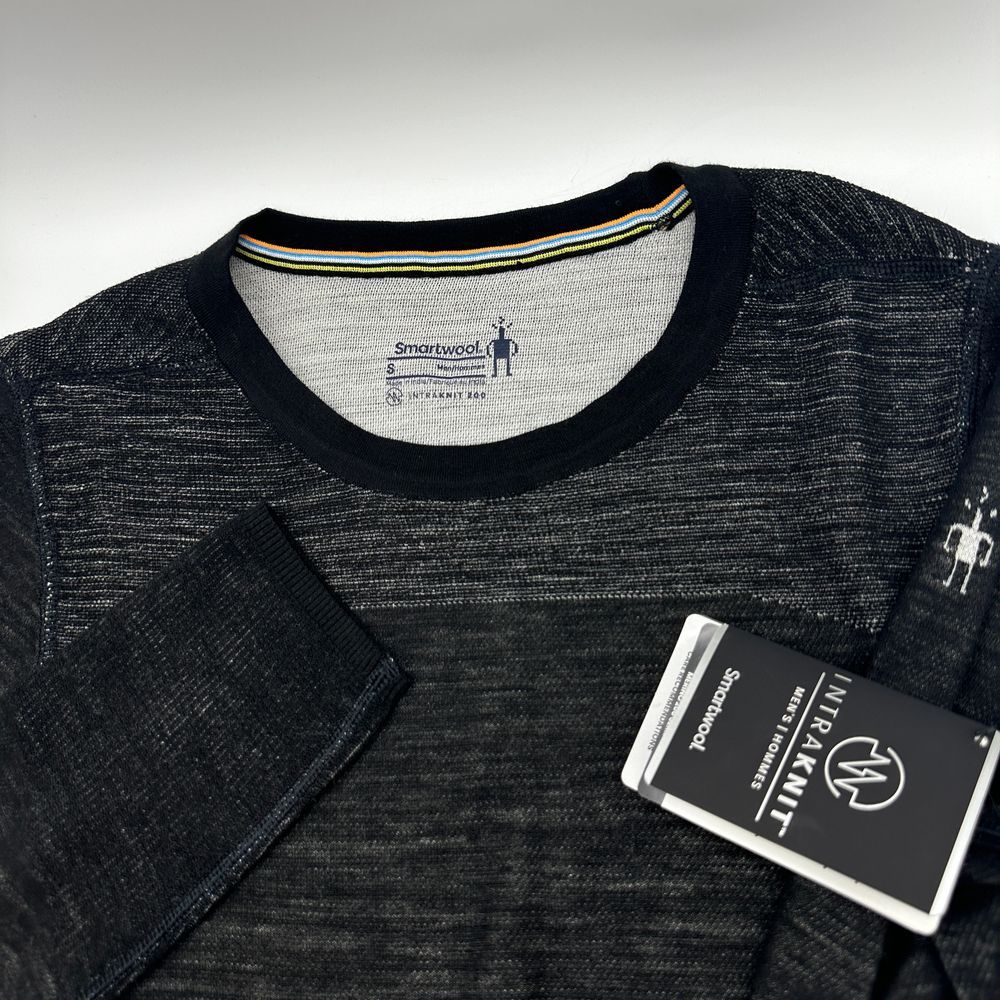 Smartwool IntraKnit Merino 200 Crew Base Layer Performance Thermal Top Size S