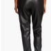 Steve Madden black faux leather cargo pants