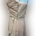 ASOS Formal Feminine Maxi Bandeau Soft Blush Dress With Layered Skirt Size 8