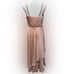 ASOS Formal Feminine Maxi Bandeau Soft Blush Dress With Layered Skirt Size 8