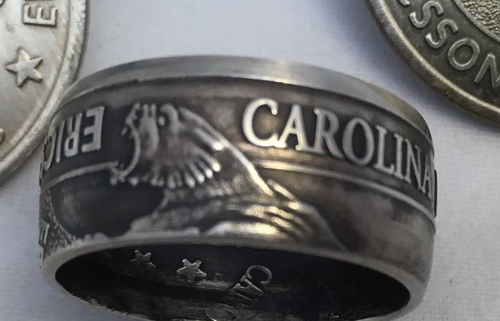 Handcrafted Carolina Panthers Ring