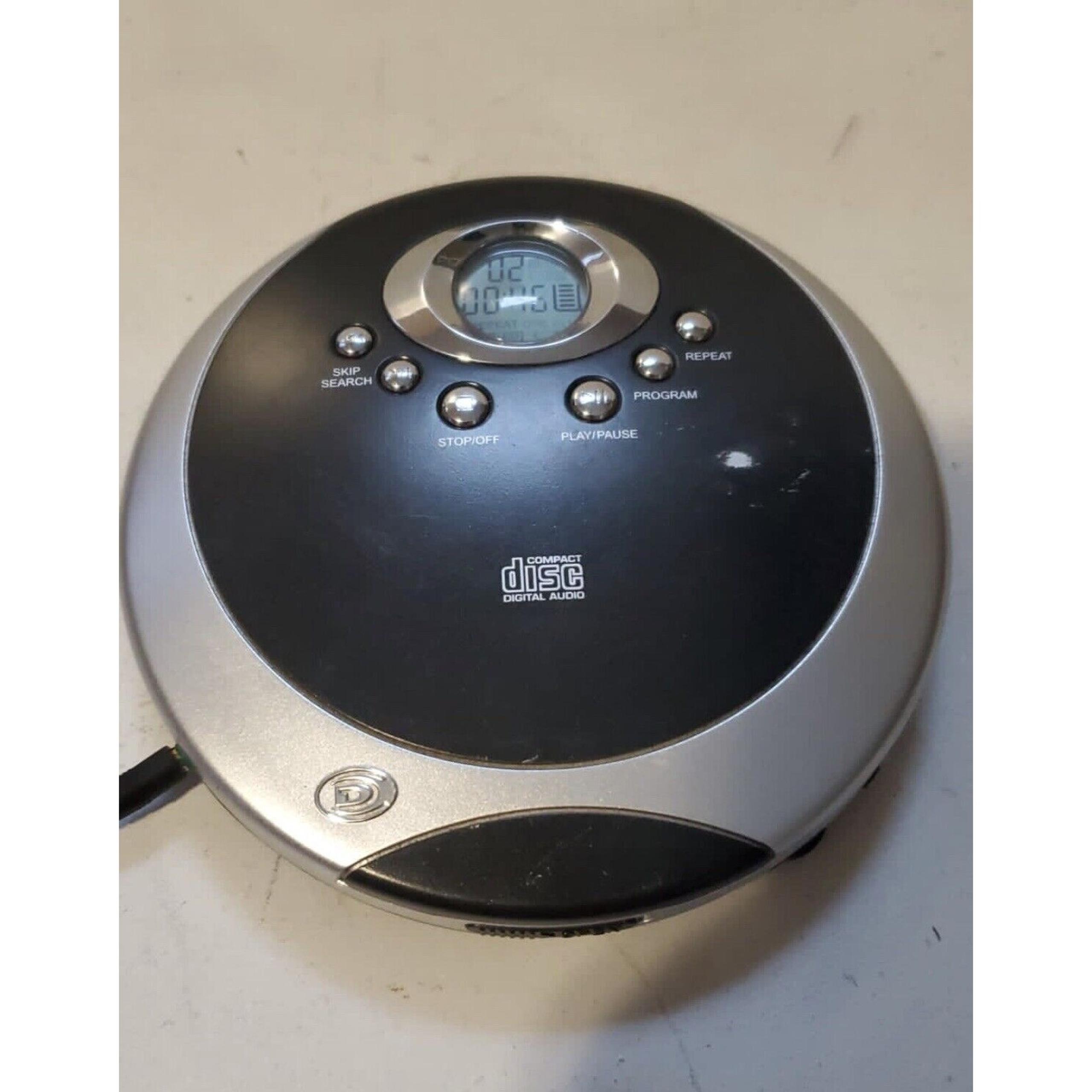 Durabrand Portable Personal CD Player Discman CD-895 Tested, Works