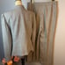 Alex Marie Business Suit 2 Piece Trouser Set Gray 2 Button Blazer Size 16