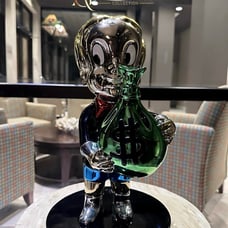 Richie Rich Monopoly Green Money bag Sculpture