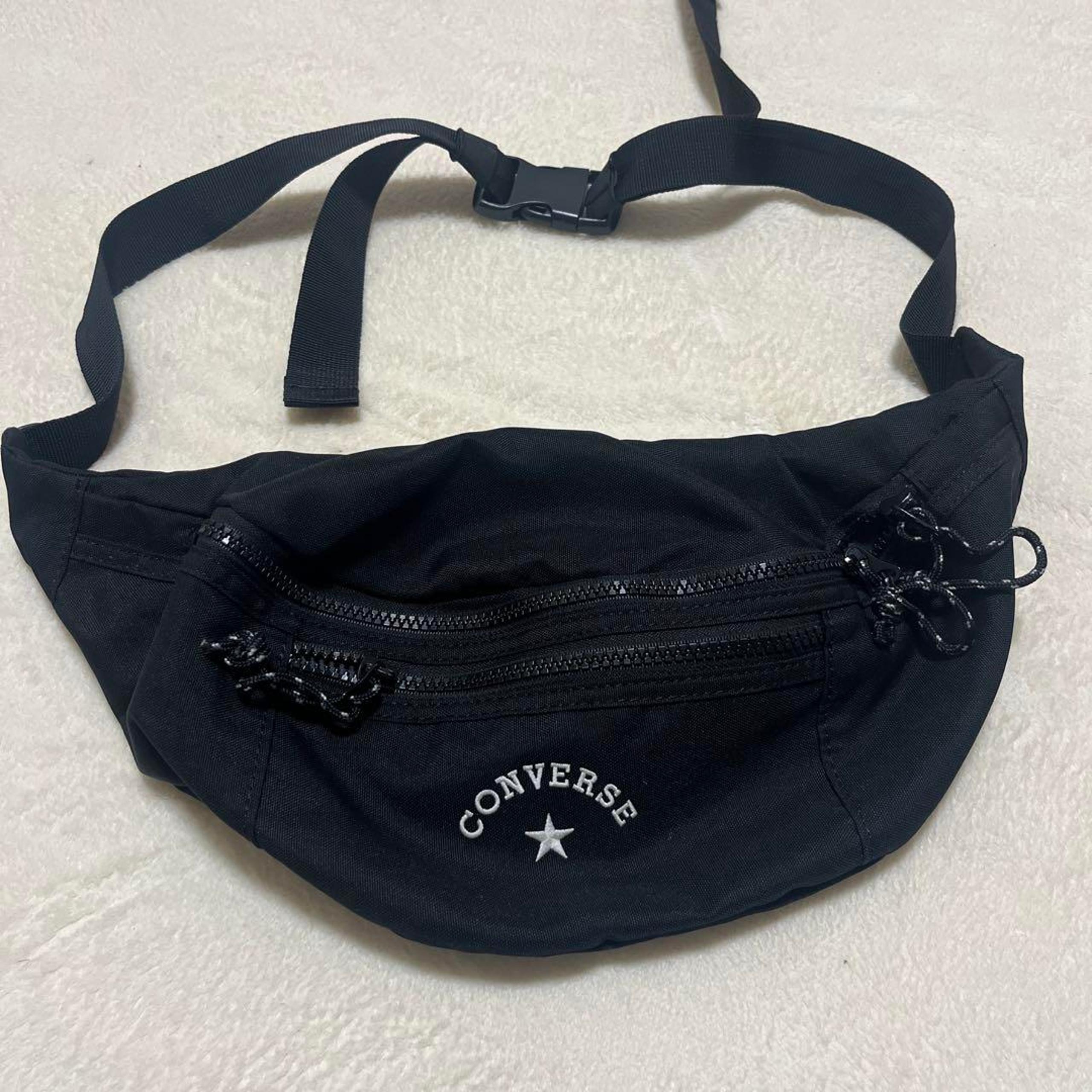 CONVERSE Black Fanny Pack Body Bag Waist Pouch