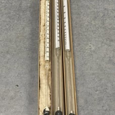 (3) Vintage 1930's Hydrometer, Spec Grav Unused w/Box - Great Shape ~16in