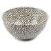 Thyme & Table Dinnerware Black & White Dot Stoneware Round Bowls Medium set of 4
