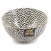 Thyme & Table Dinnerware Black & White Dot Stoneware Round Bowls Medium set of 4