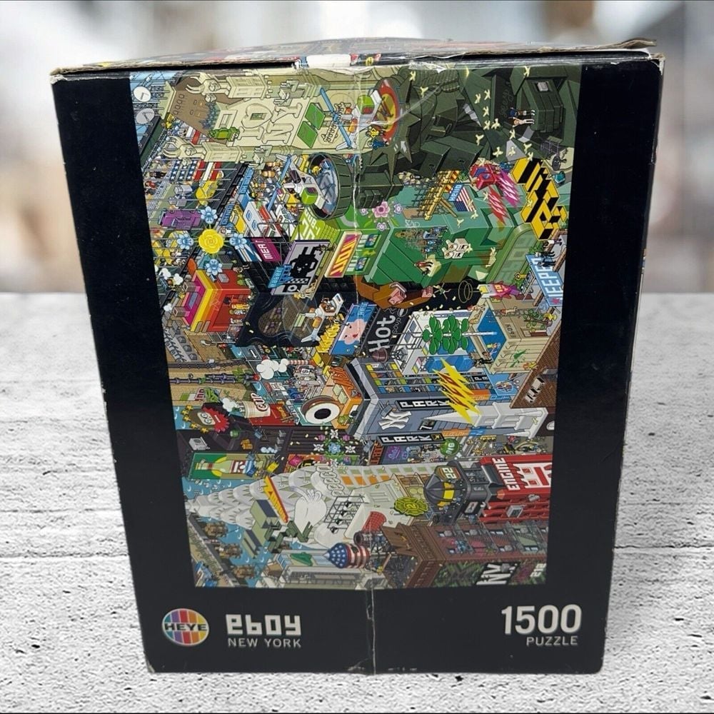 Heye Eboy Puzzle Poster 1500 Pieces New York Art #29294 colored