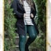 LuLaRoe Lux leggings black and rose gold