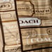 Coach Brown and Tan Silk Handkerchief