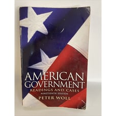 American Government by Peter Woll