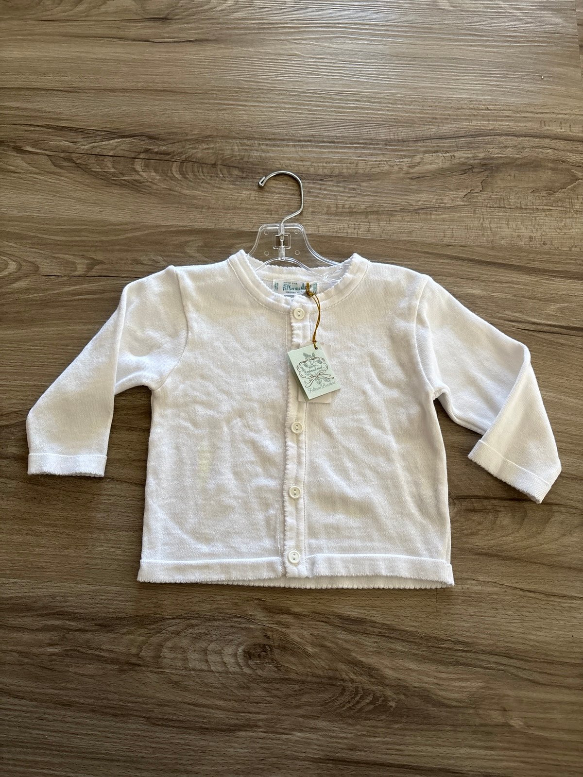 Cardigan Feltman Bros Classic White Size 18m