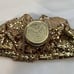 Vintage Gold Mesh Beggars Expandable Handbag Gate Top Pre-owned