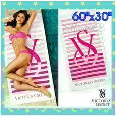 NWT Victoria Secret VS logo beach towel