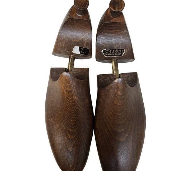 Vintage Churchs Wooden Shoe Stretchers Size 9 Shoe Tree