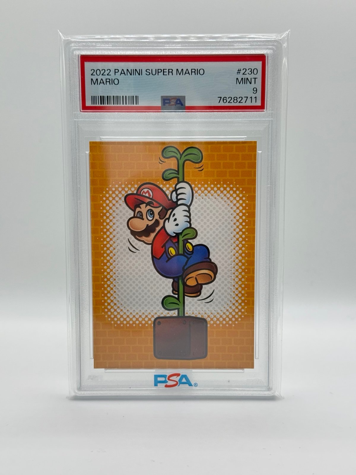 2022 PANINI SUPER MARIO MARIO PSA 8