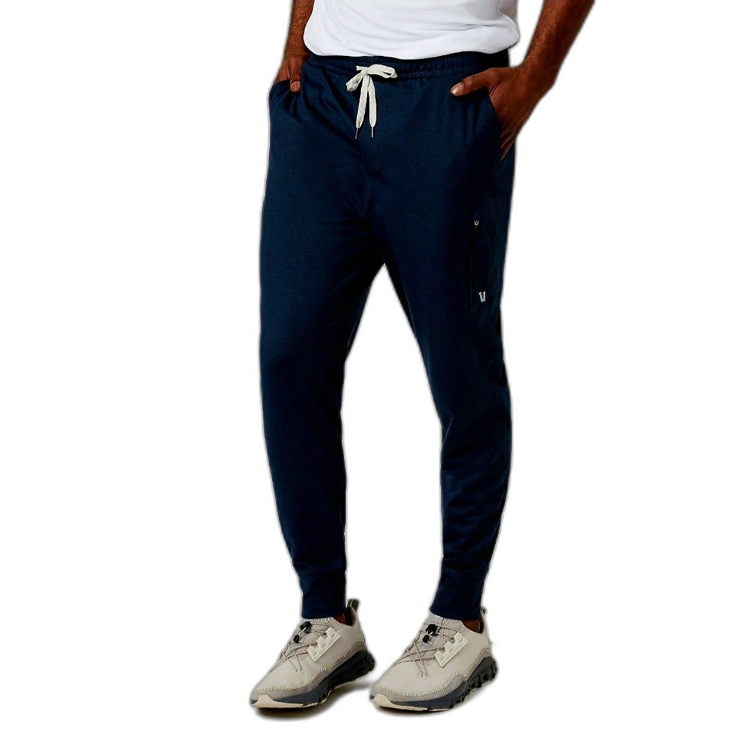 Vuori Men's Sunday Performance Jogger Ink Heather Blue Athleisure, Casual, Sz S