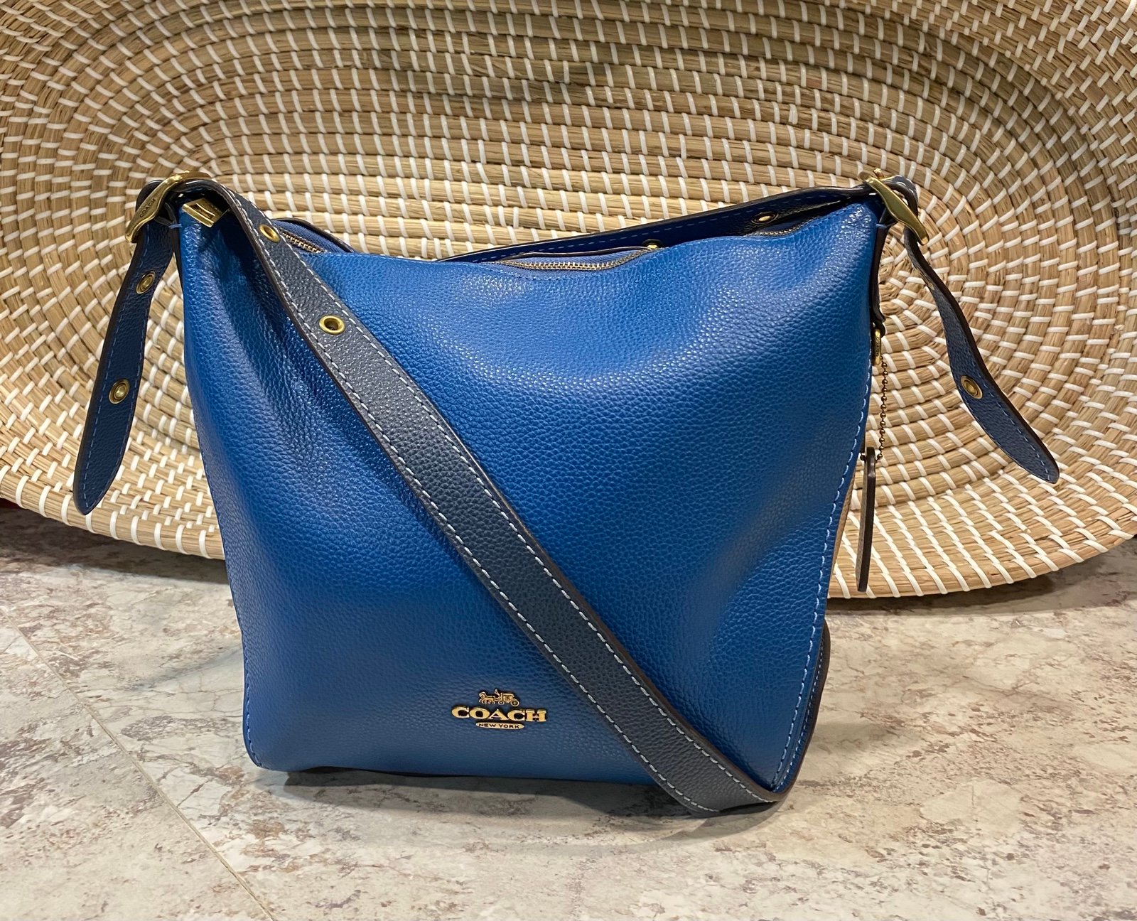Coach Dufflette Leather Crossbody Bag