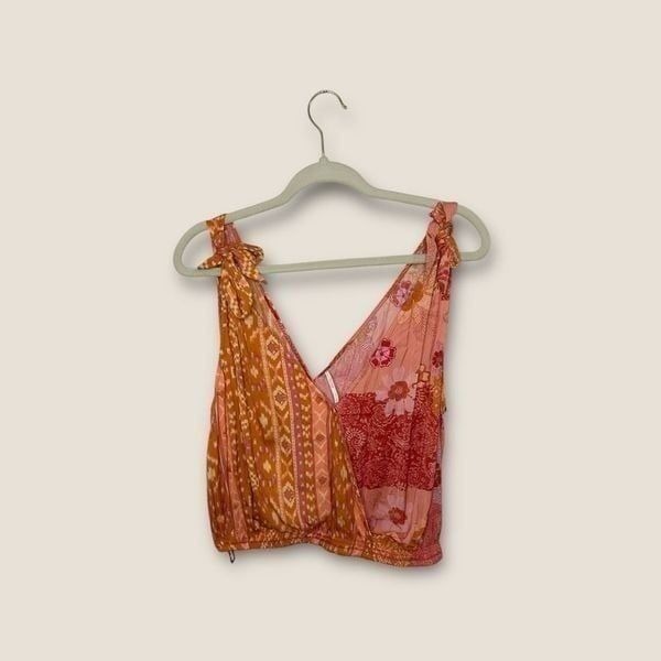 Free People Tied To You Tank Lemonade Combo Size Small NWOT
