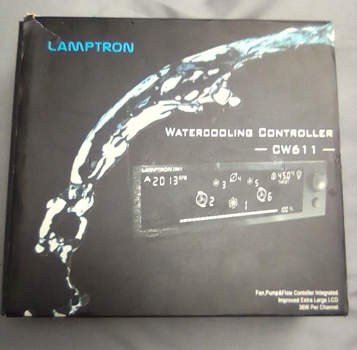 Lamptron Watercooling CW611 Pump Controller/Fan Controller/Flow Meter/Thermostat