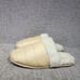 Vionic Karma Josephine Womens Size 9.5 Beige Faux Fur Round Toe Mule Slipper