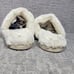 Vionic Karma Josephine Womens Size 9.5 Beige Faux Fur Round Toe Mule Slipper