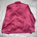 Free People WE THE FREE Echo Front Zip Pink Satin Bomber Jacket Size XL