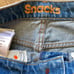 Mother SNACKS! The Candy Stick Skirt in Dine N' Dash size 27