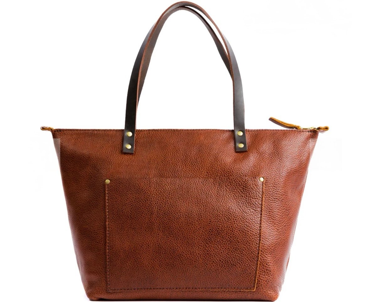 Portland Leather Tote Bag