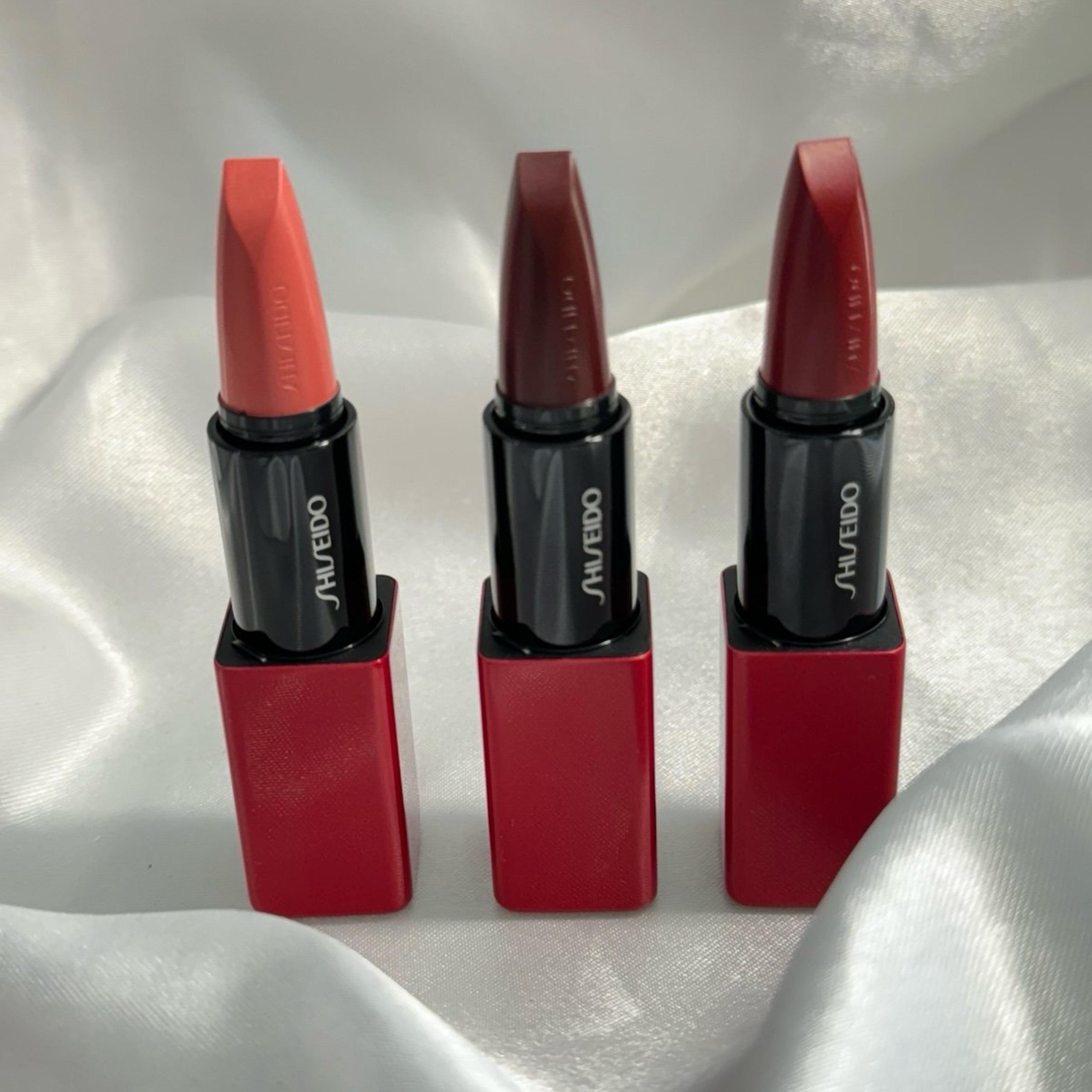 Shiseido Techno Satin Gel Lipstick Bundle
