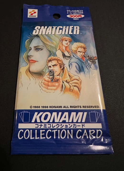 Snatcher (Konami) Unopened Trading Card Pack