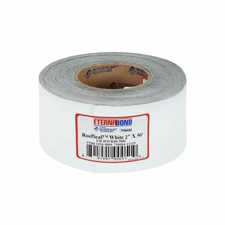 2 x 50 ft Eternabond Roof Leak Repair Tape Patch Seal White - 50 Feet, 50 Foot