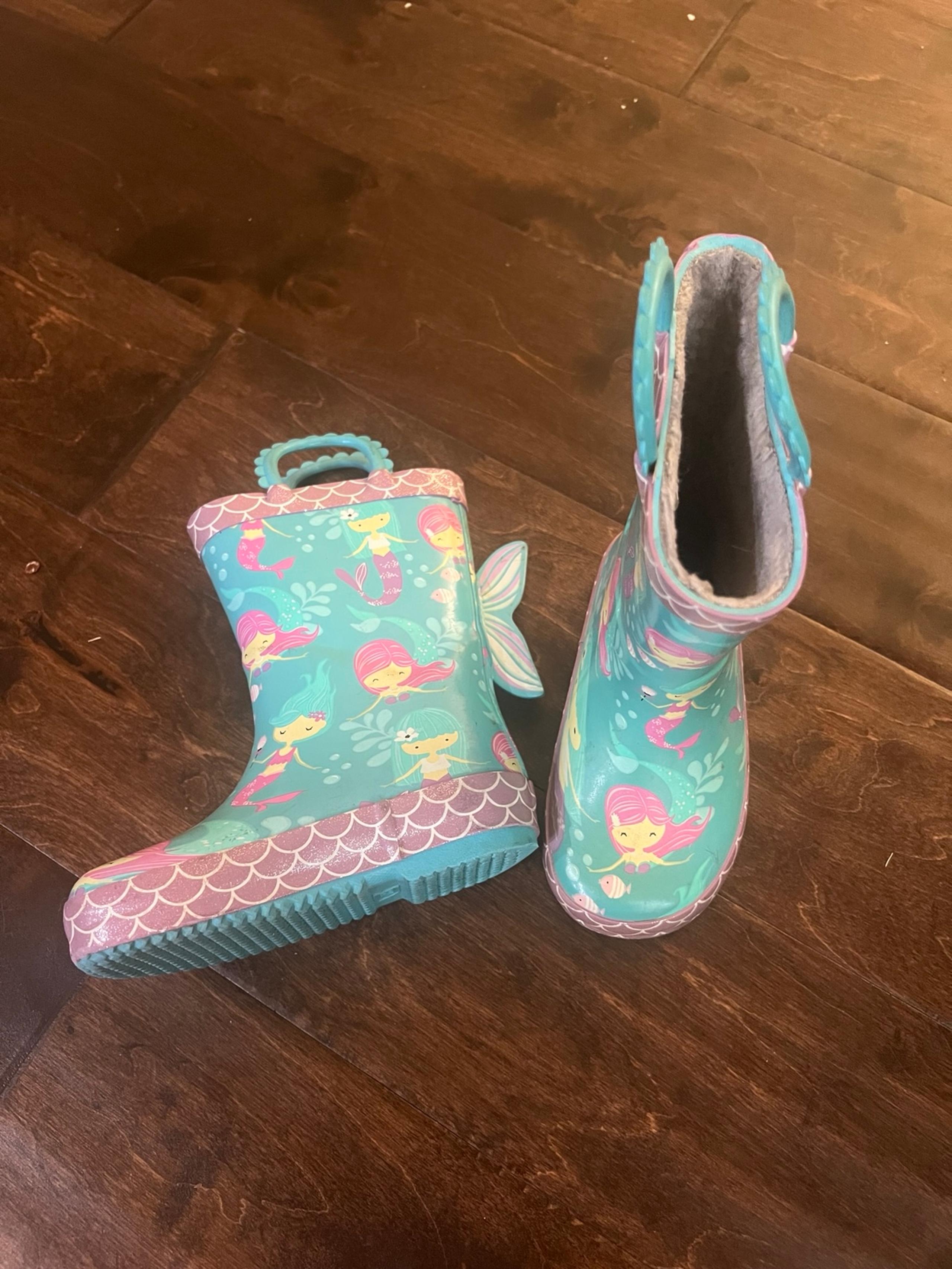 Mermaid Rain Boots