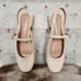 Tahari Old Money Mary Jane Slingbacks size 8