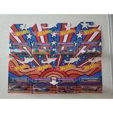 Hot Wheels 2022 HW STARS & STRIPES COMPLETE SET Of 8 SPECIAL EDITION