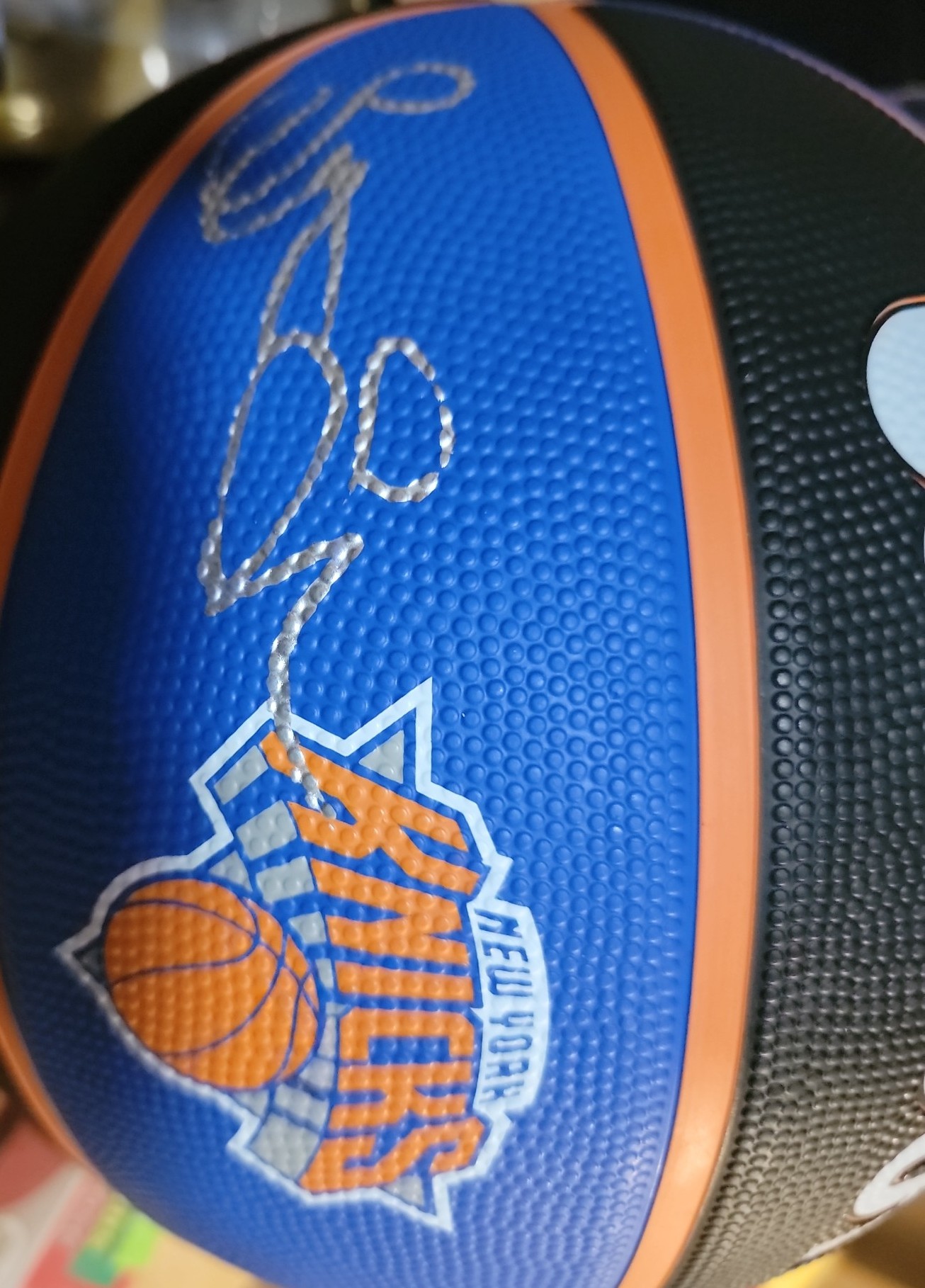 Latrell Sprewell Signed New York Knicks Basketball